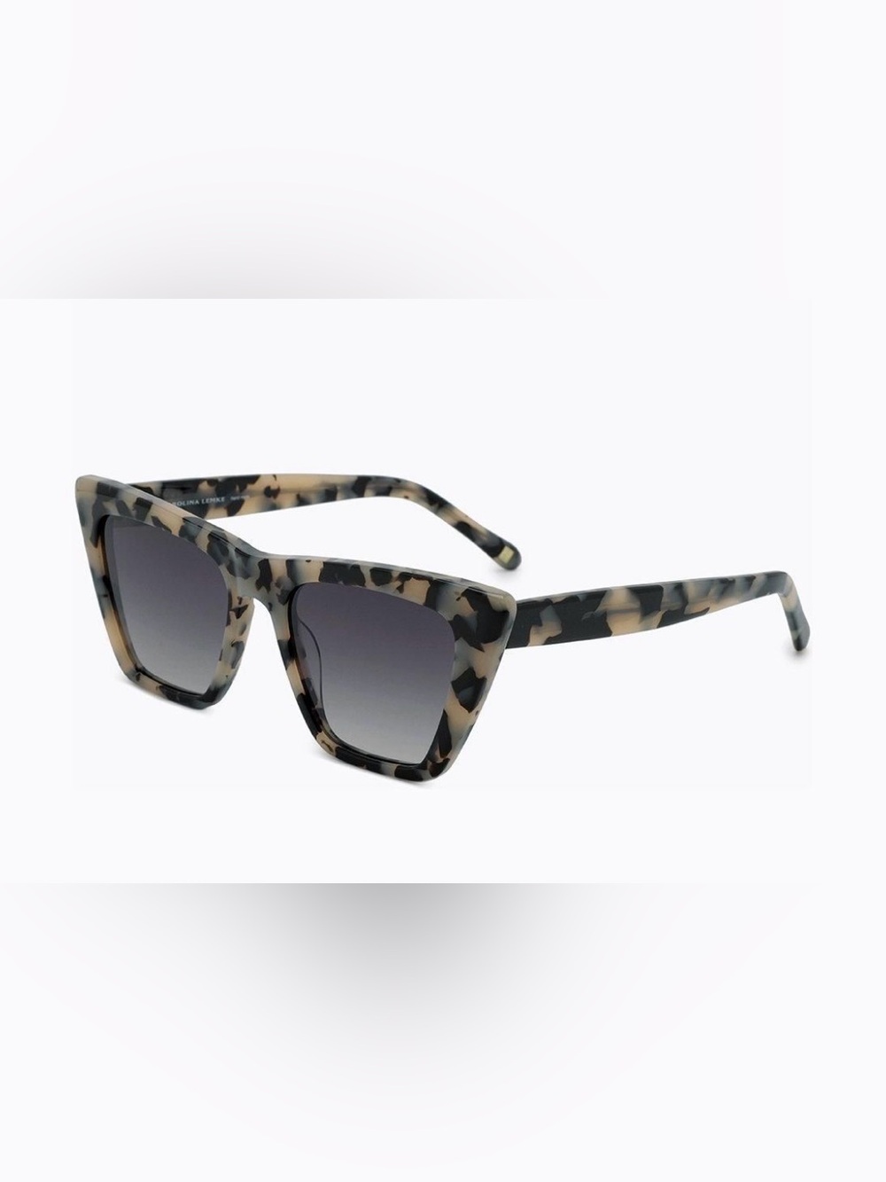 NWT Carolina Lemke Berlin collection Sunglasses - Black/Beige